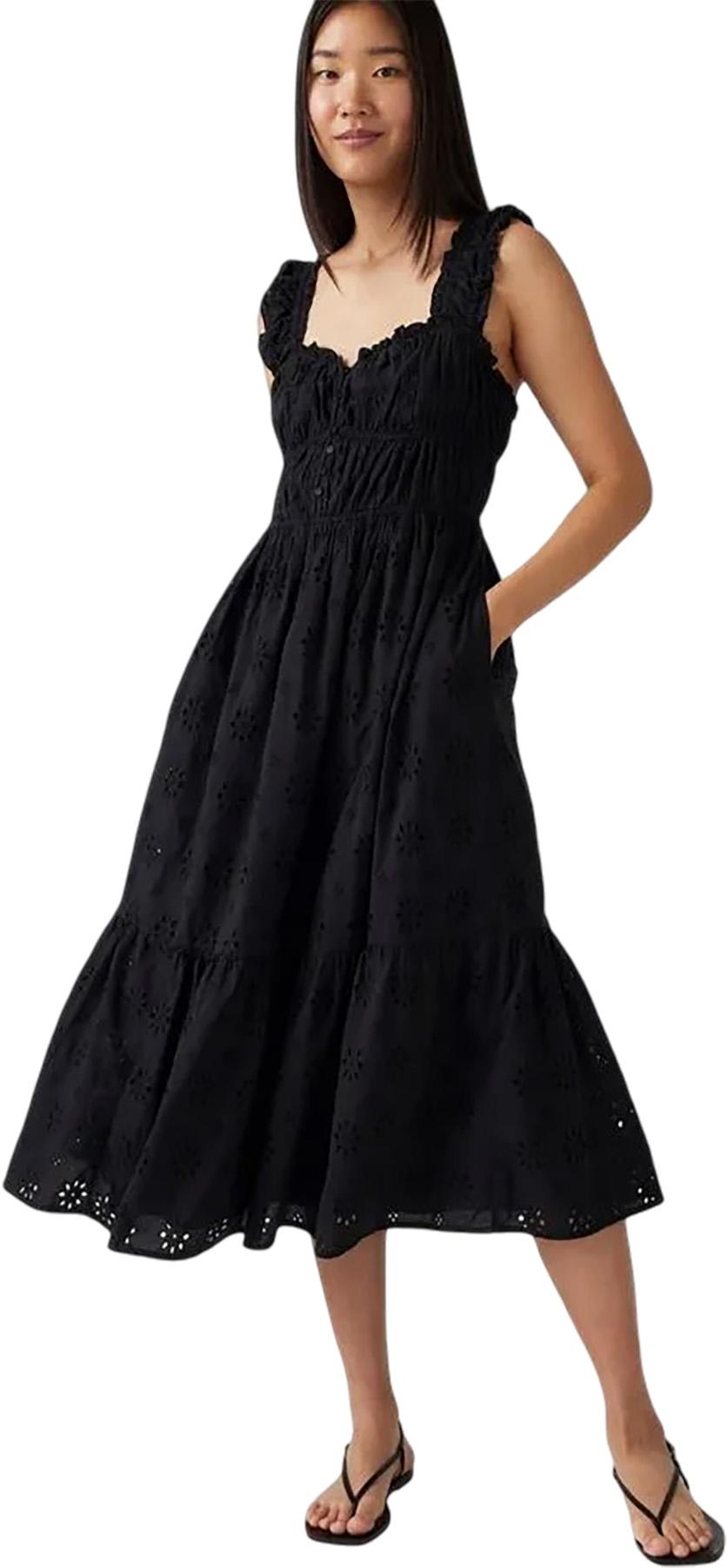 Product gallery image number 4 for product Robe longue à volants Amaya - Femme