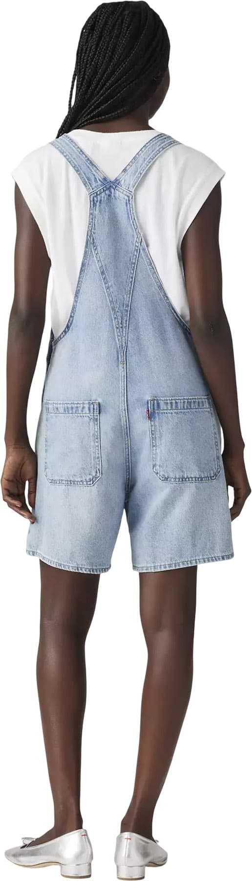 Product gallery image number 2 for product Salopette courte utilitaire légère - Femme