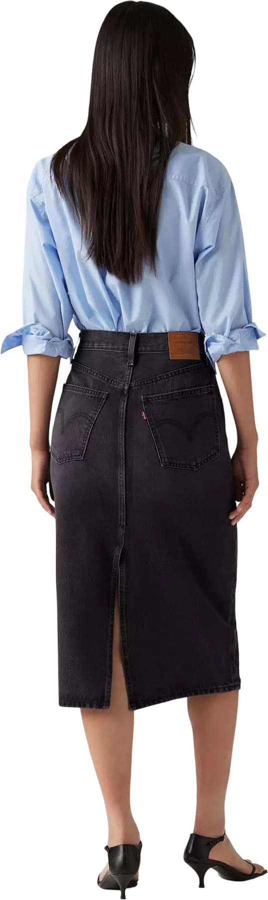 Product gallery image number 3 for product High Rise Slit Skirt - Women's