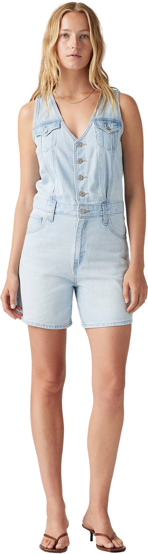 Product gallery image number 4 for product Vest Romper - Women's
