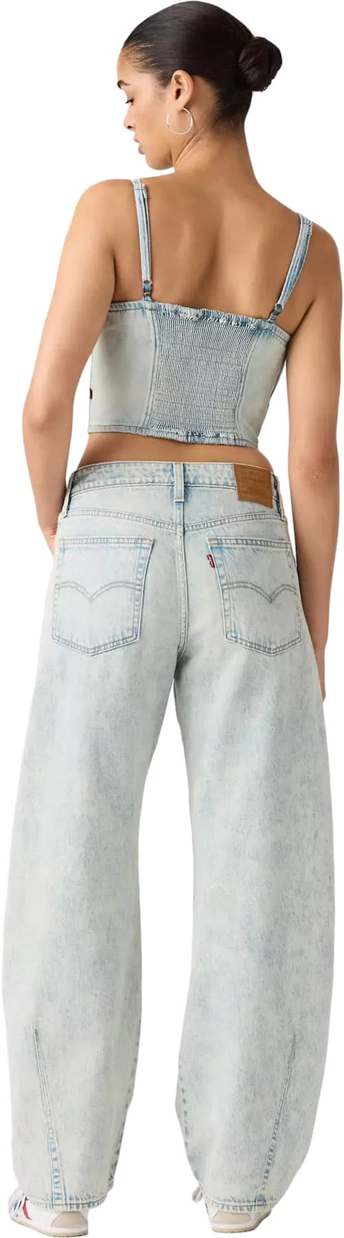 Product gallery image number 2 for product Jean ample de coupe baril - Femme