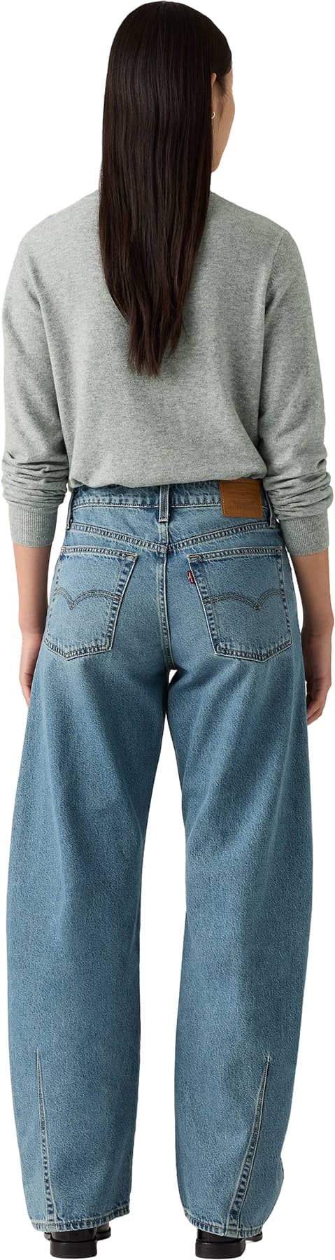 Product gallery image number 3 for product Baggy Dad Barrel Jeans - Women's