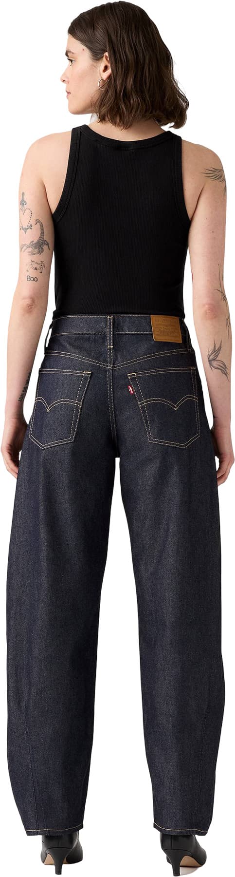 Product gallery image number 3 for product Baggy Dad Barrel Jeans - Women's