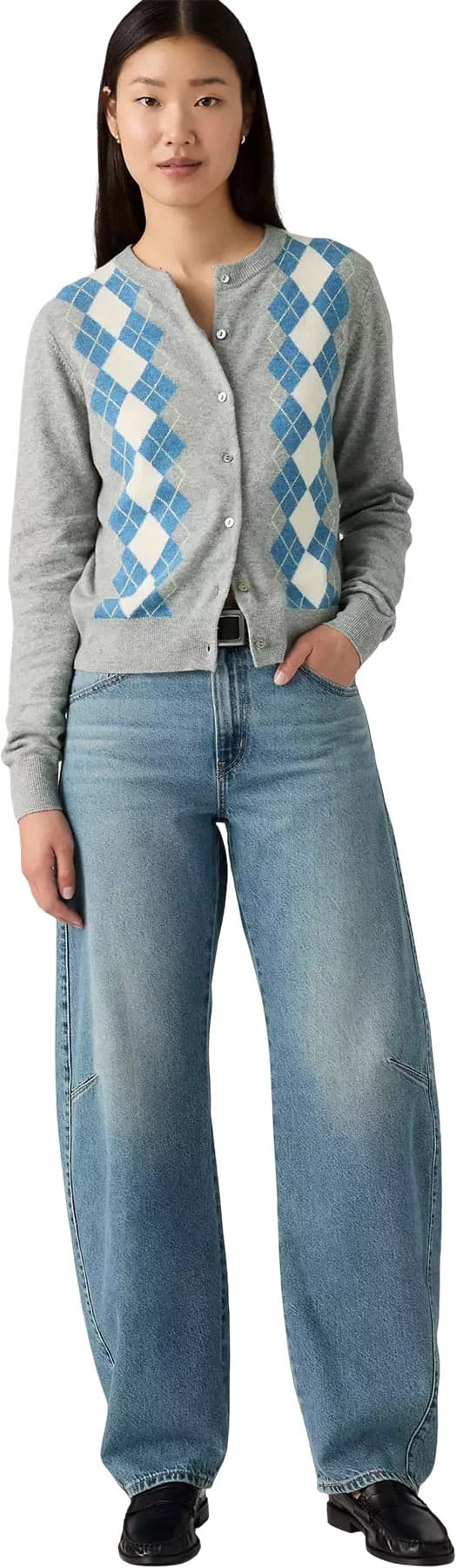 Numéro de l'image de la galerie de produits 4 pour le produit Jean ample coupe baril - Femme