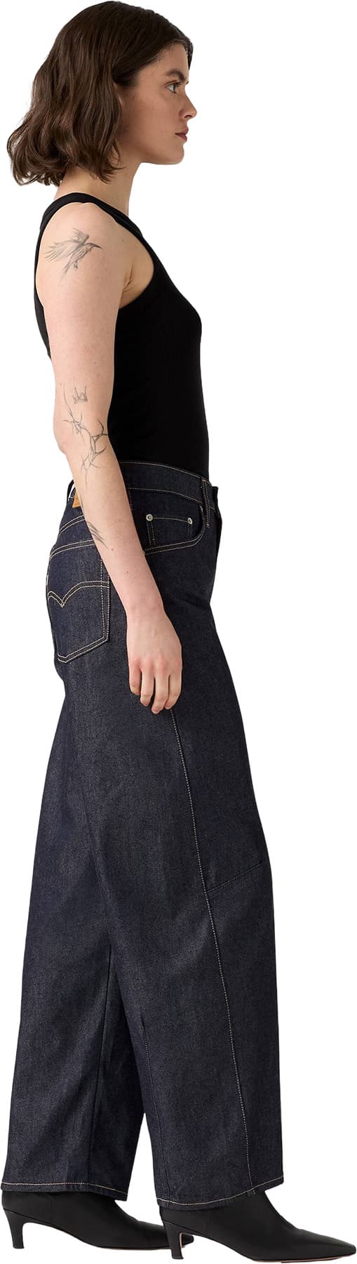 Product gallery image number 2 for product Baggy Dad Barrel Jeans - Women's