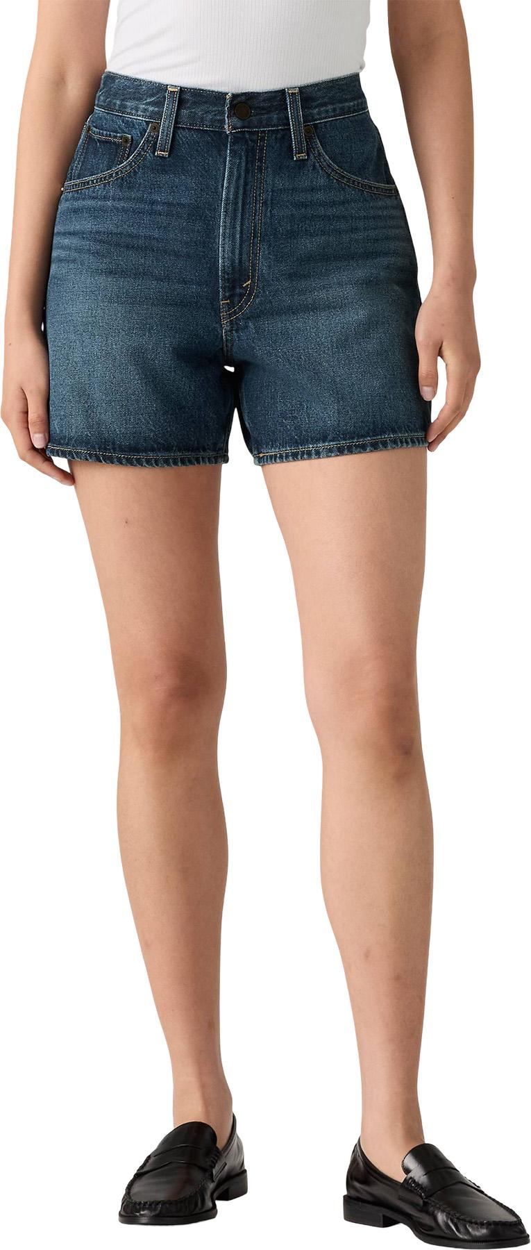 Product gallery image number 3 for product High Rise Cinch Mid-Thigh Shorts - Women's