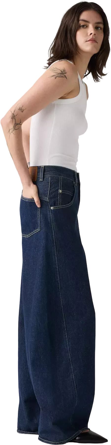 Product gallery image number 2 for product Jean tonneau super ample - Femme