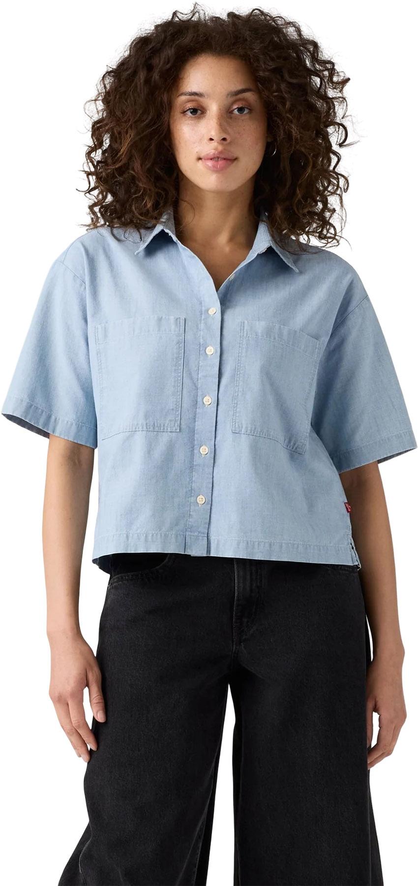 Product image for Chemise écourtée à manches courtes Harlie - Femme