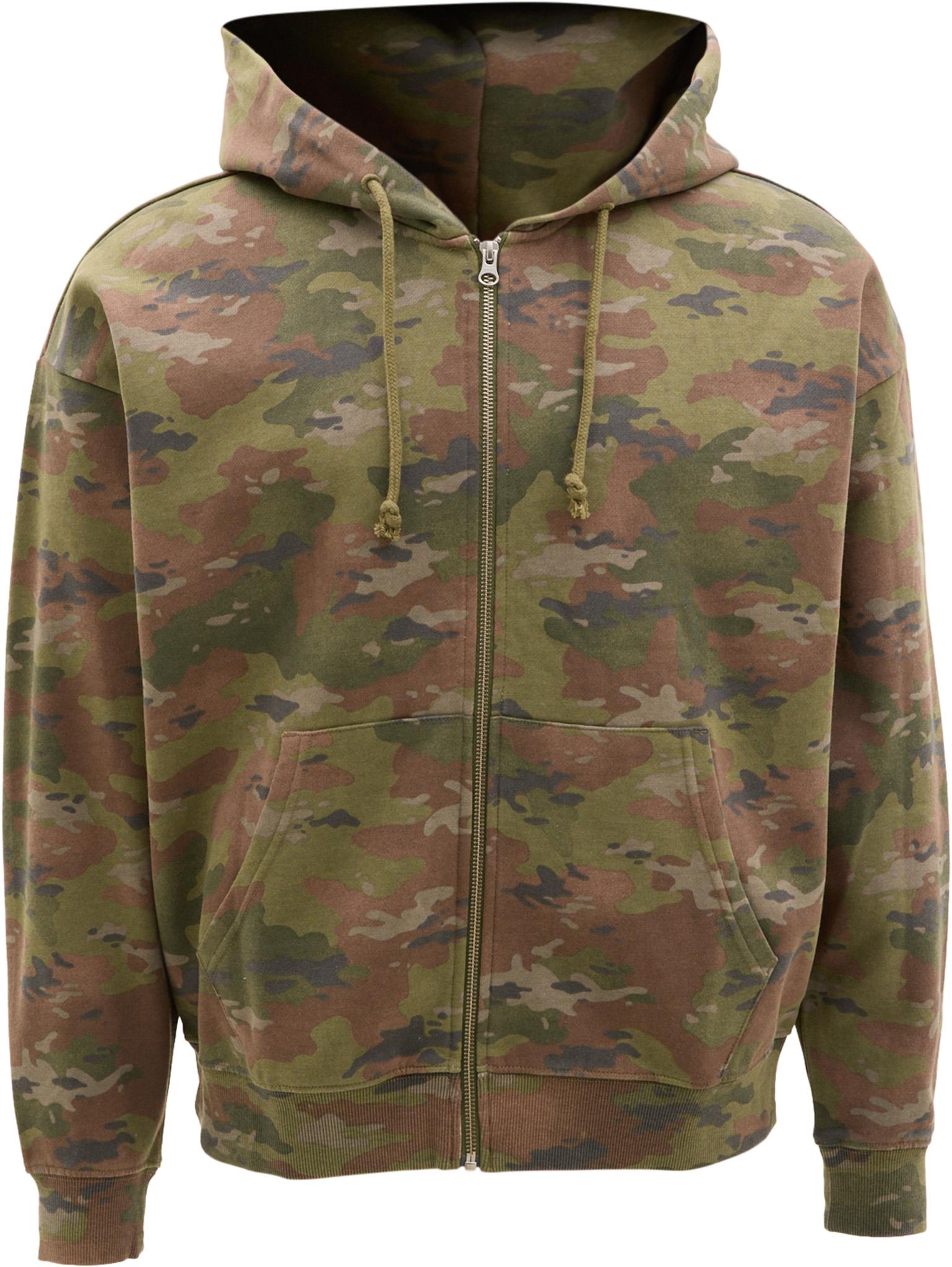 Product image for Boxy Full Zip Camo Hoodie - Men's