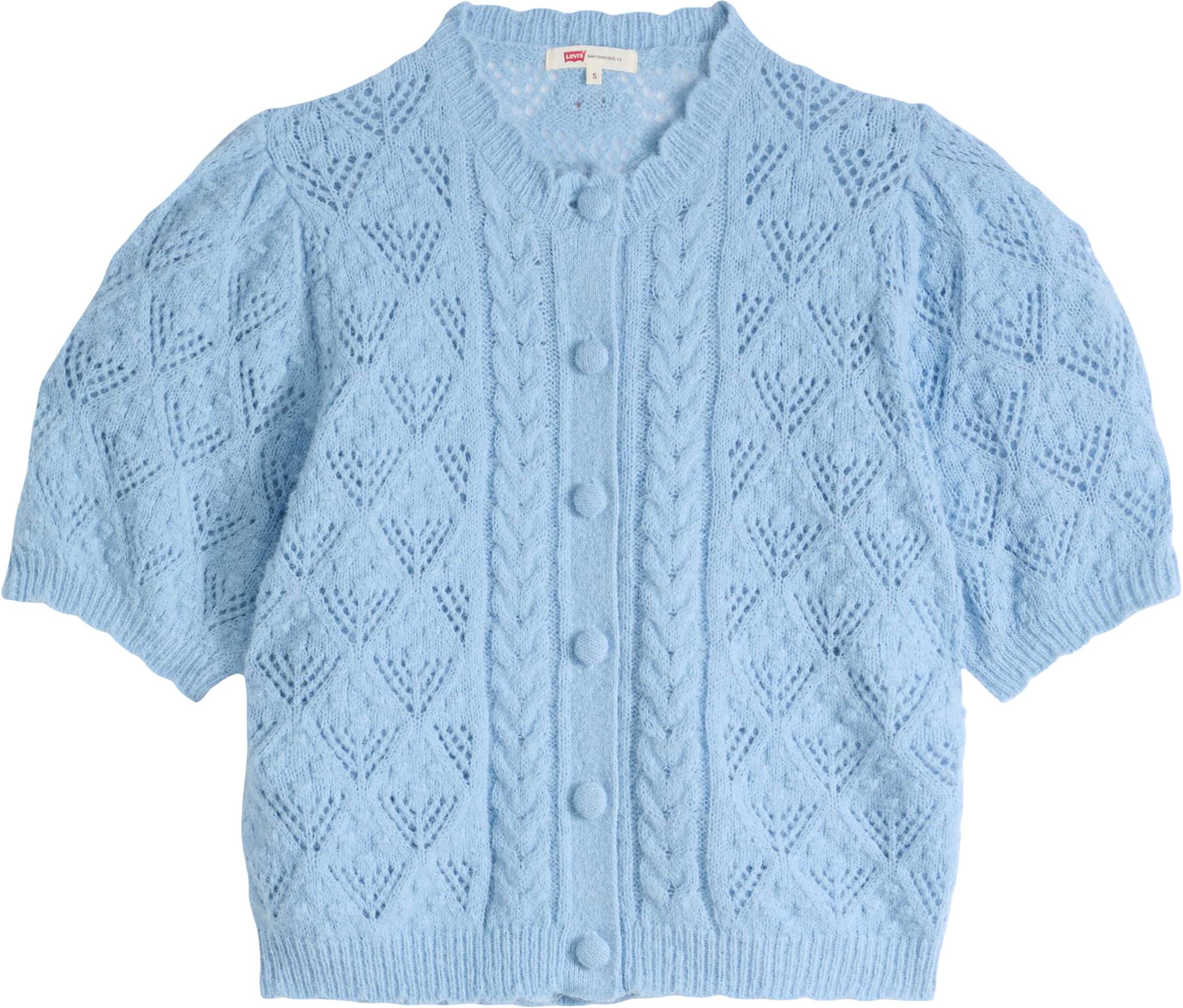 Product image for Cardigan à manches courtes en pointelle Pauline - Femme