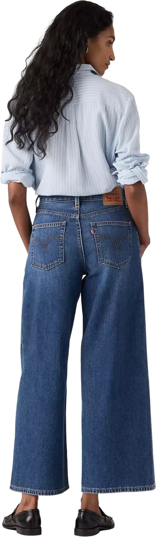 Product gallery image number 3 for product Jean à la cheville à jambe large Middy - Femme