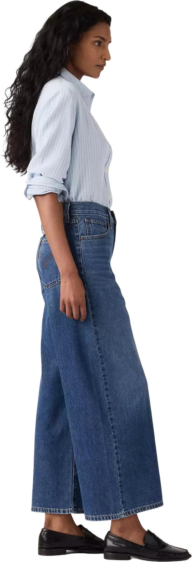 Product gallery image number 2 for product Jean à la cheville à jambe large Middy - Femme