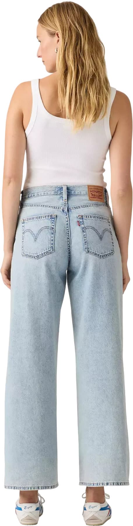 Product gallery image number 2 for product Jean ample Middy à la cheville - Femme