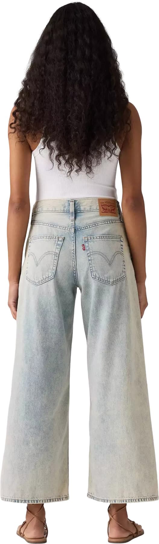 Product gallery image number 3 for product Jean ample mi-haut Middy à la cheville - Femme