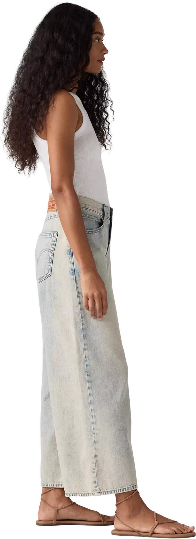 Product gallery image number 4 for product Jean ample mi-haut Middy à la cheville - Femme