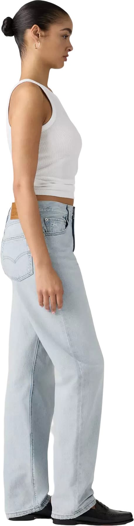 Product gallery image number 3 for product Jean décontracté de style papa - Femme