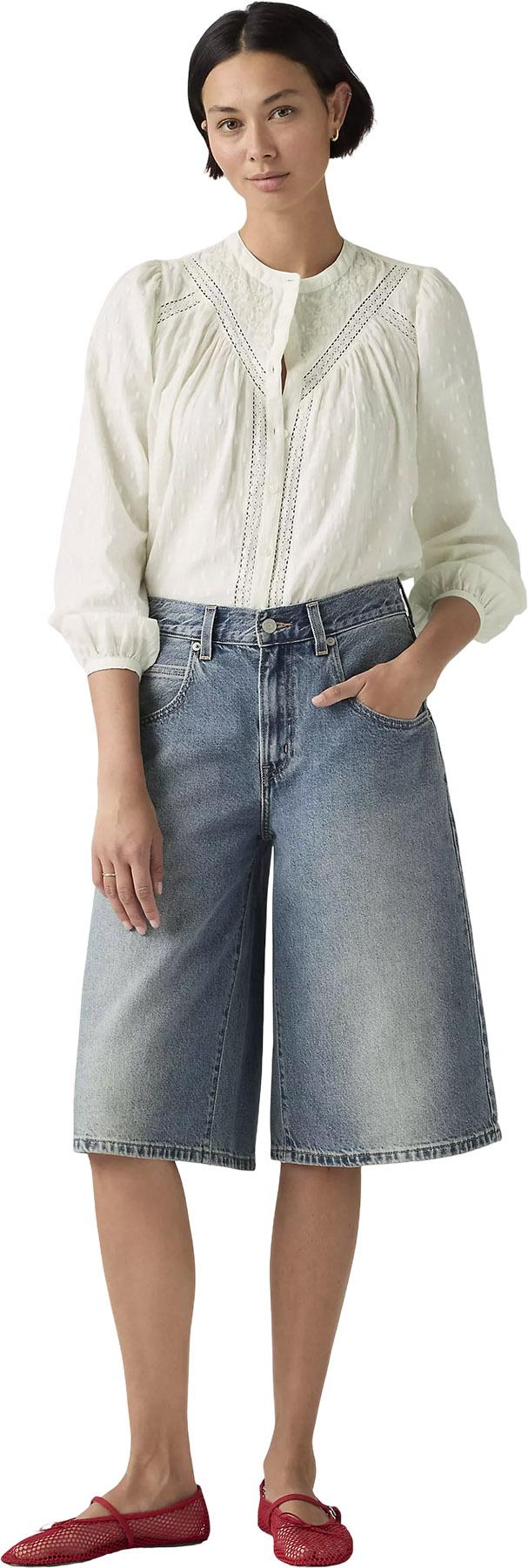 Numéro de l'image de la galerie de produits 3 pour le produit Short en jean très ample - Femme