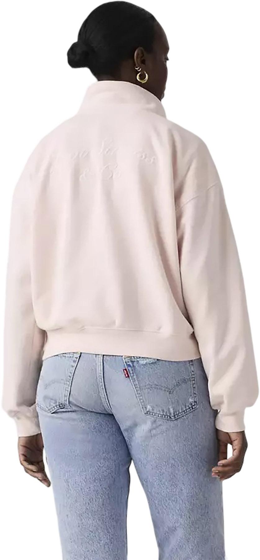 Product gallery image number 2 for product Vintage Boxy Graphic Quarter Zip Sweatshirt - Women's