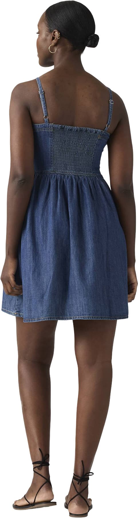 Product gallery image number 4 for product Robe en denim Jadine - Femme