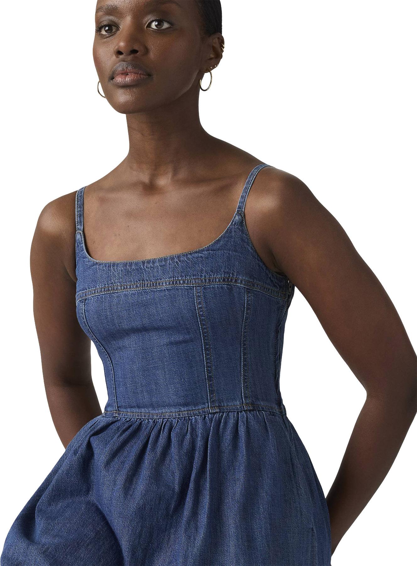 Product gallery image number 2 for product Robe en denim Jadine - Femme