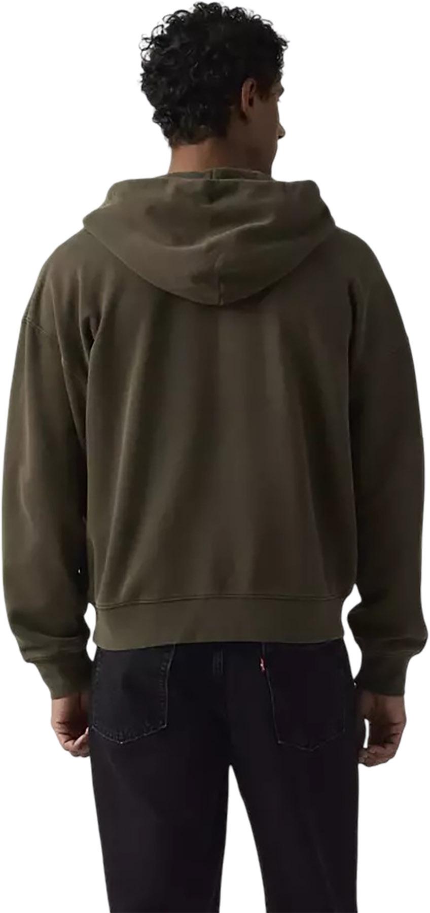 Product gallery image number 3 for product Hayes Boxy Grunge Wash Full-Zip Sweatshirt - Men's