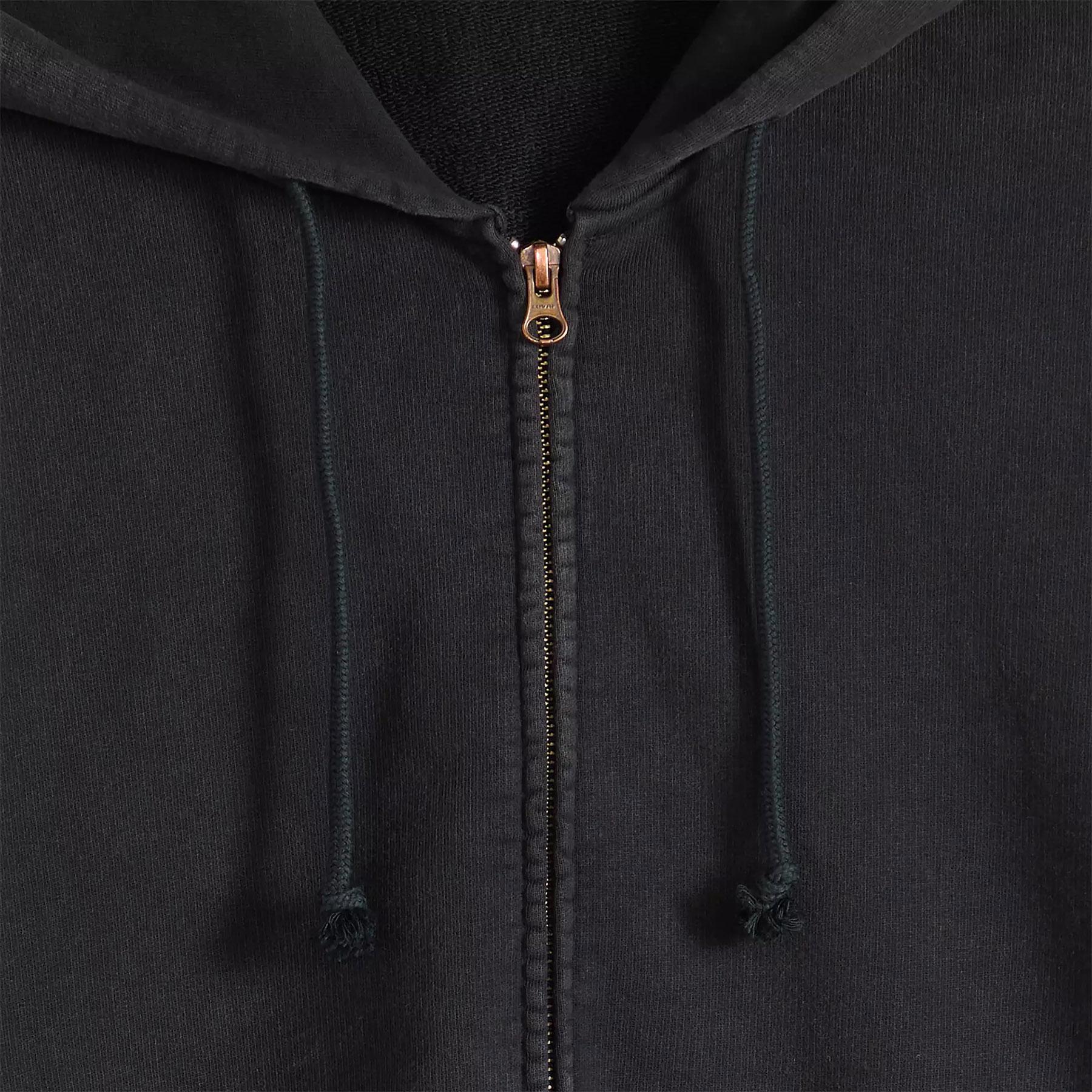 Product gallery image number 3 for product Hayes Boxy Grunge Wash Full-Zip Sweatshirt - Men's