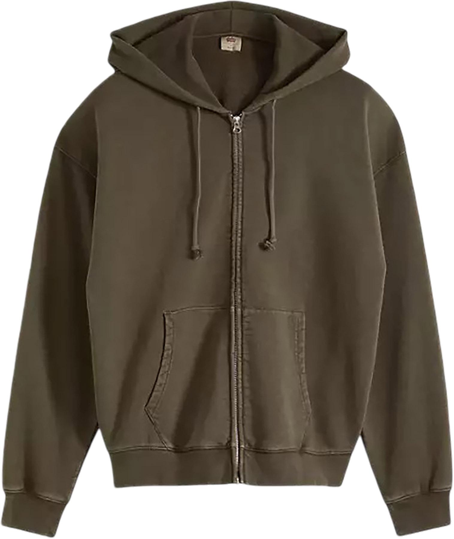 Product image for Hayes Boxy Grunge Wash Full-Zip Sweatshirt - Men's