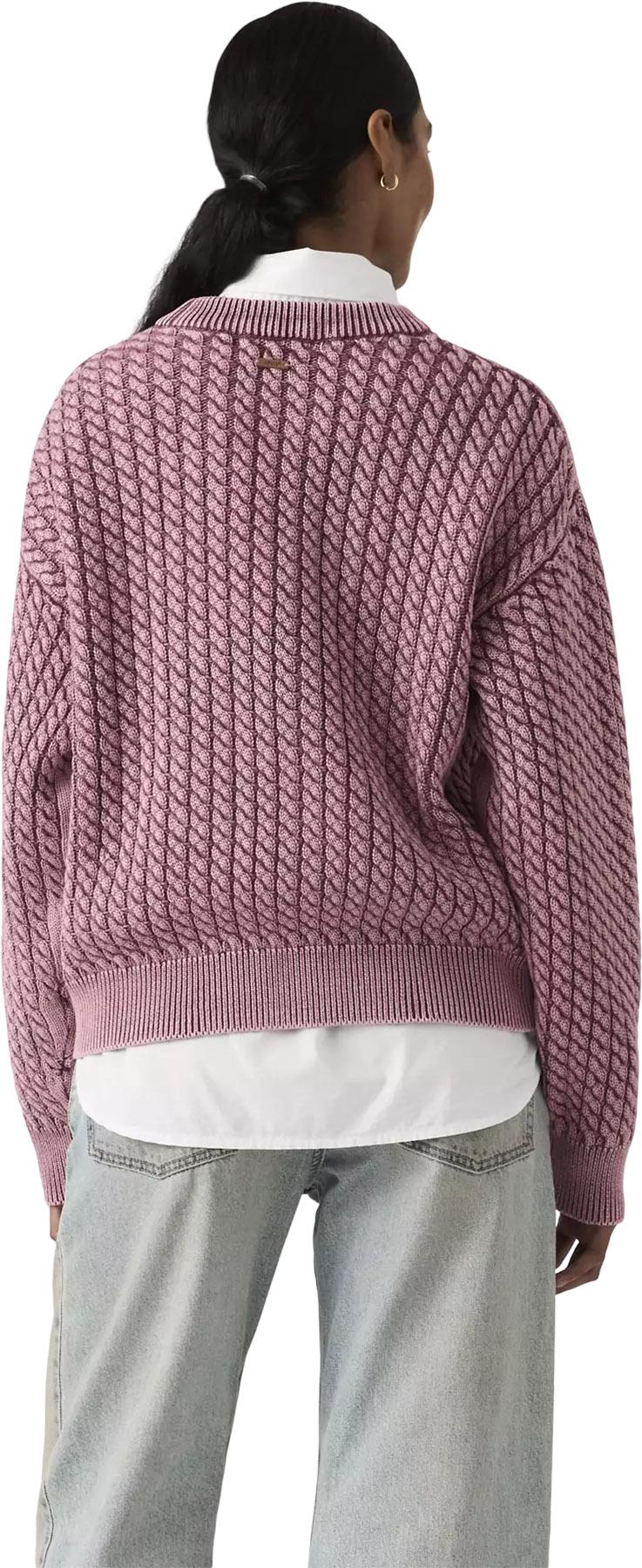Product gallery image number 2 for product Leilah Cable Crewneck Sweater - Women's