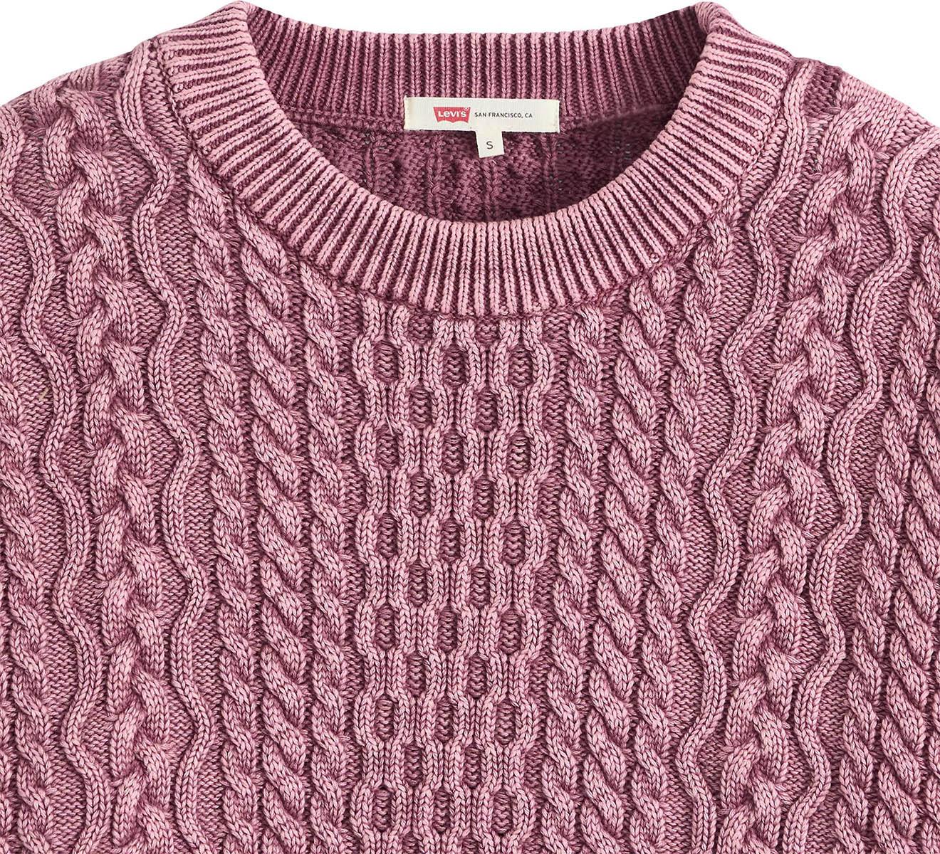 Product gallery image number 3 for product Leilah Cable Crewneck Sweater - Women's