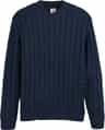 Colour: Cable Neps Navy Blazer
