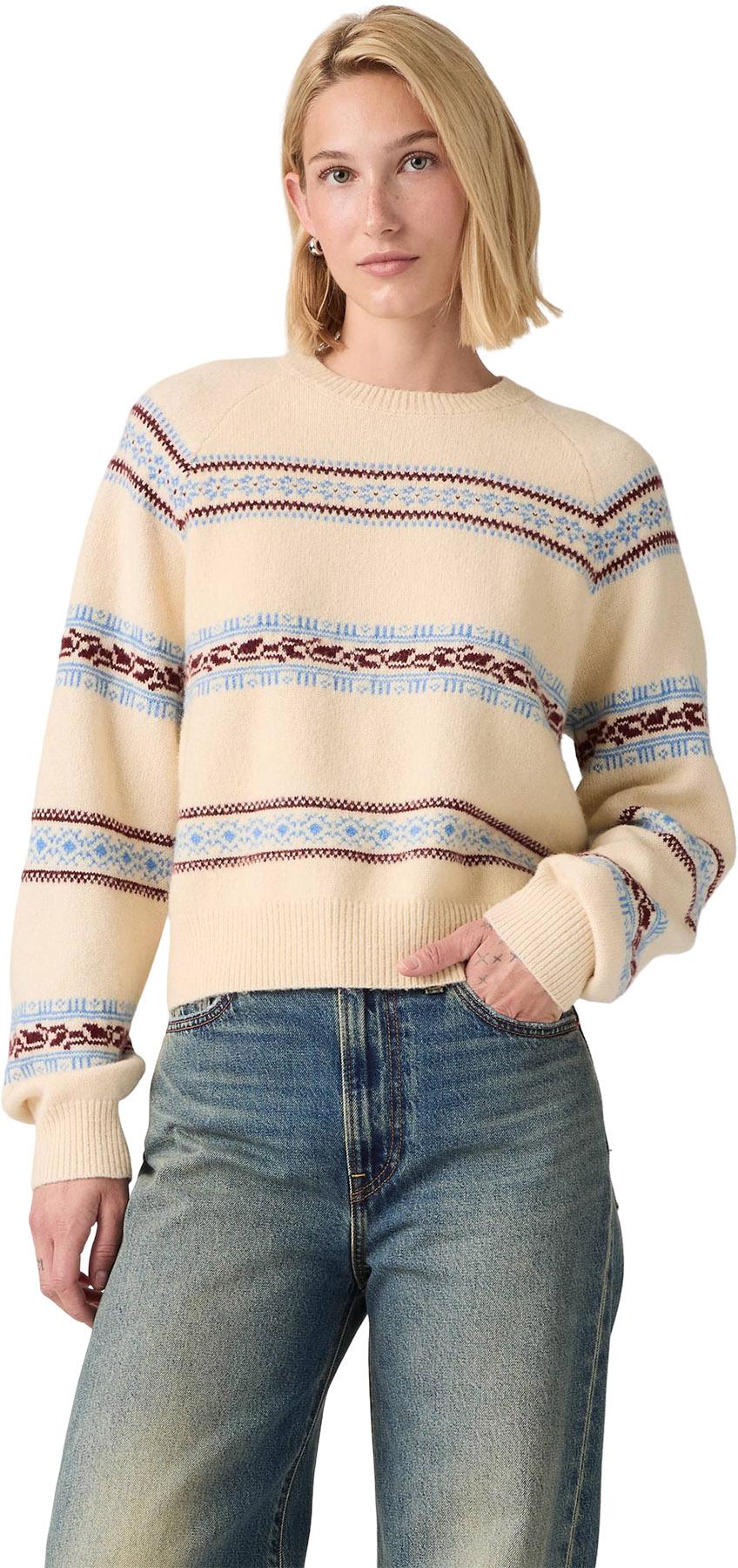 Product gallery image number 3 for product Jolie Fairisle Crewneck Sweater - Women's