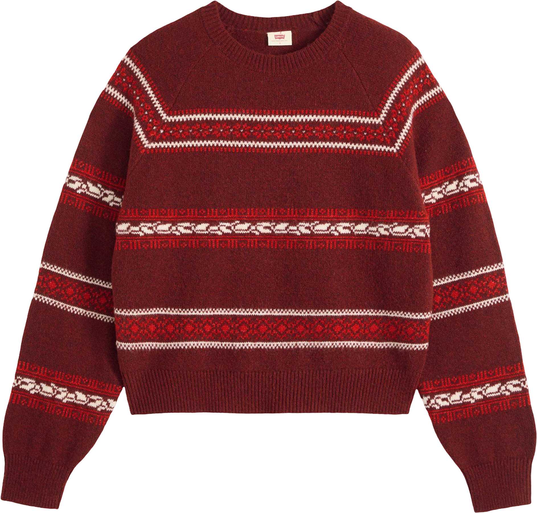 Coralie Fairisle V7 Warm Cabernet