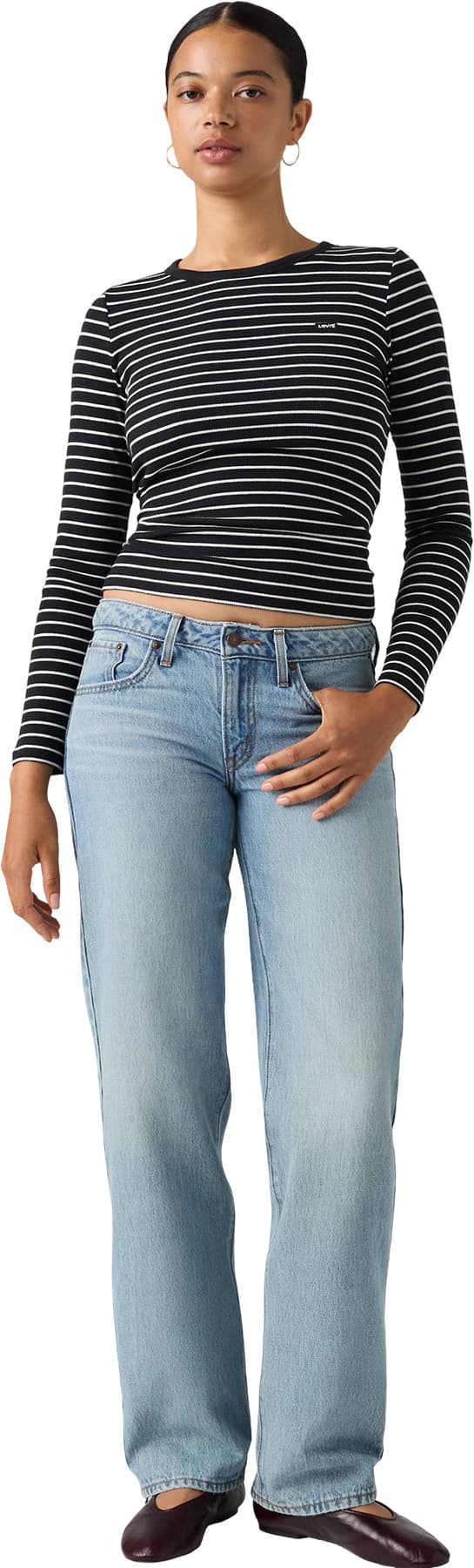 Product gallery image number 4 for product Superlow Straight Jeans - Women's