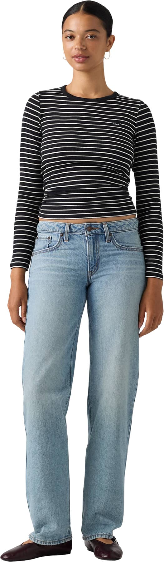 Product gallery image number 6 for product Superlow Straight Jeans - Women's