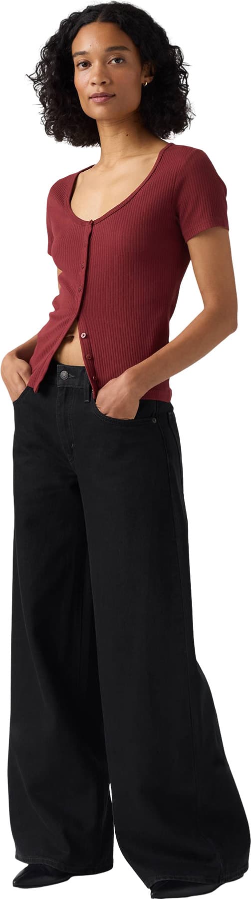Numéro de l'image de la galerie de produits 6 pour le produit Jean à jambe large Middy - Femme