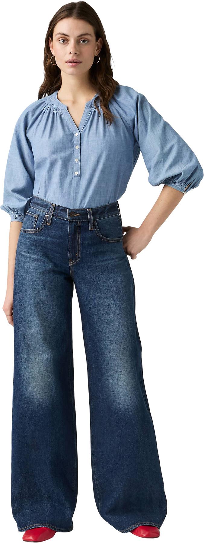 Product gallery image number 5 for product Middy Wide Leg Jeans - Women's