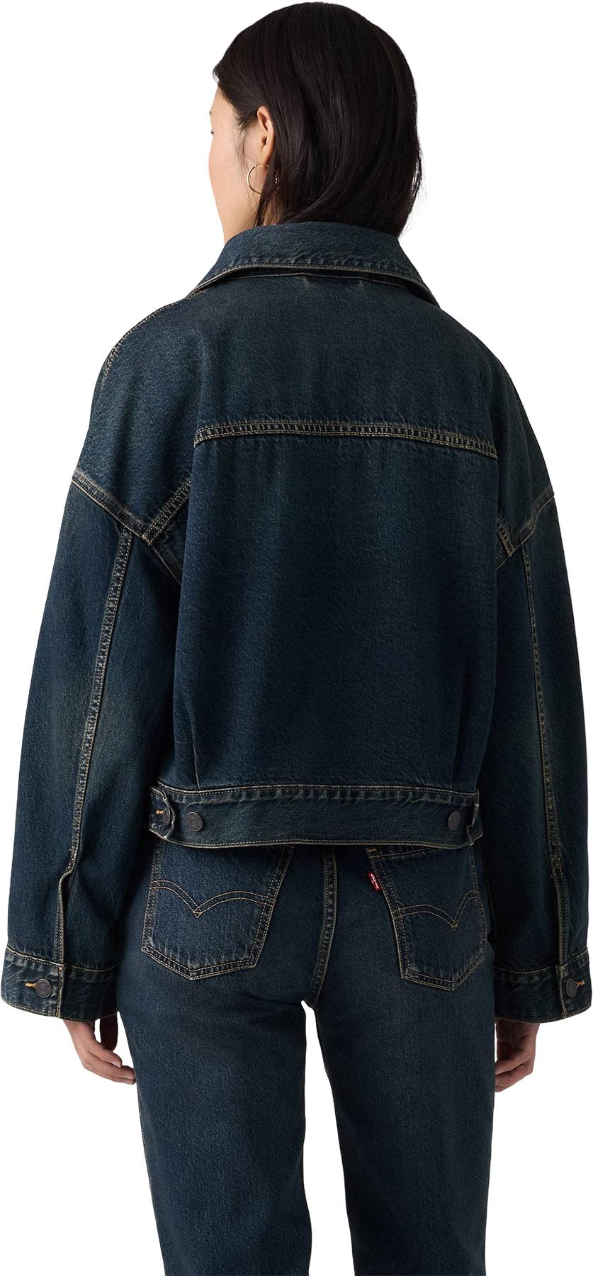 Numéro de l'image de la galerie de produits 2 pour le produit Blouson de camionneur court ample - Femme