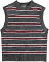 Colour: Juliette Stripe V6 Dark Grey Heather