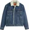 Colour: Dark Stonewash Sherpa - Blue