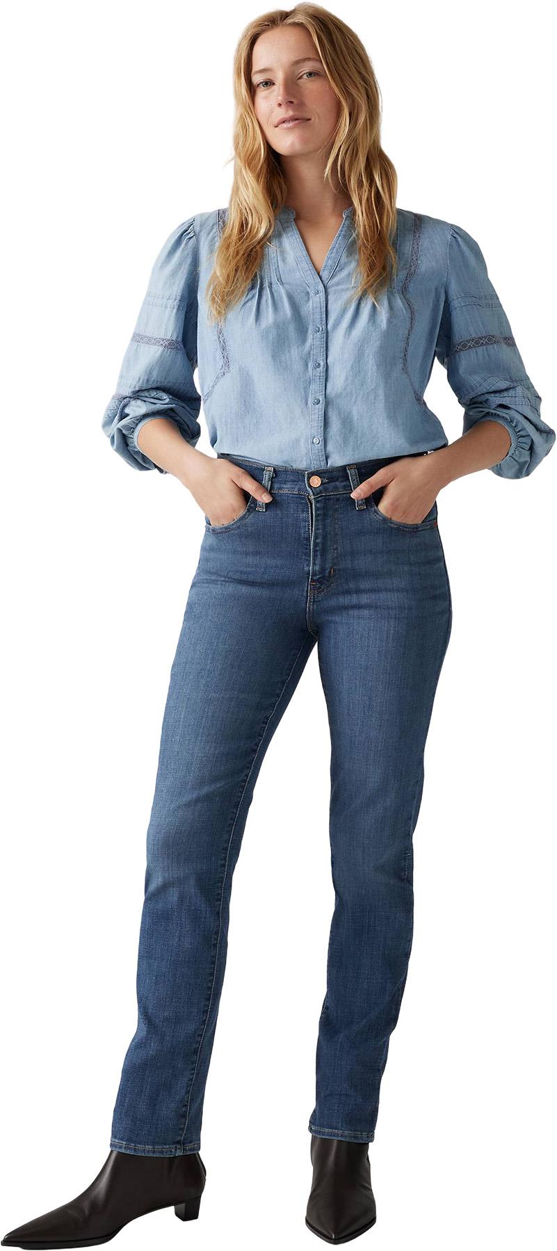 Numéro de l'image de la galerie de produits 3 pour le produit Jean taille haute slim droit 724 - Femme