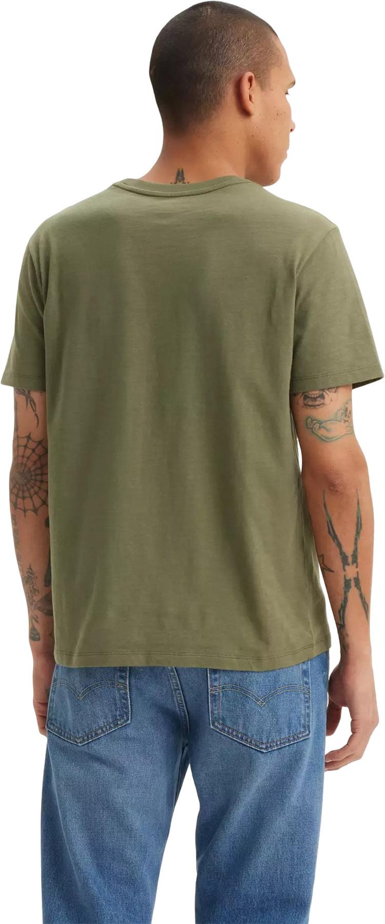 Product gallery image number 2 for product T-shirt à manches courtes avec poche classique - Homme