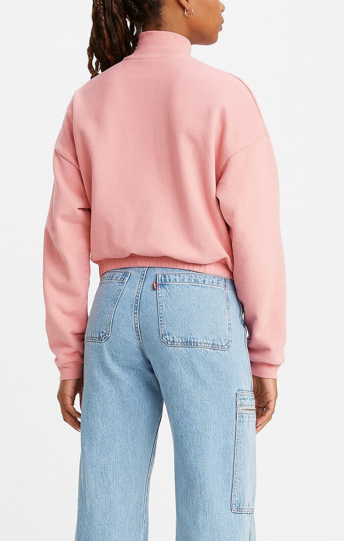 Product gallery image number 2 for product Pom Quarter Zip Sweatshirt - Women's