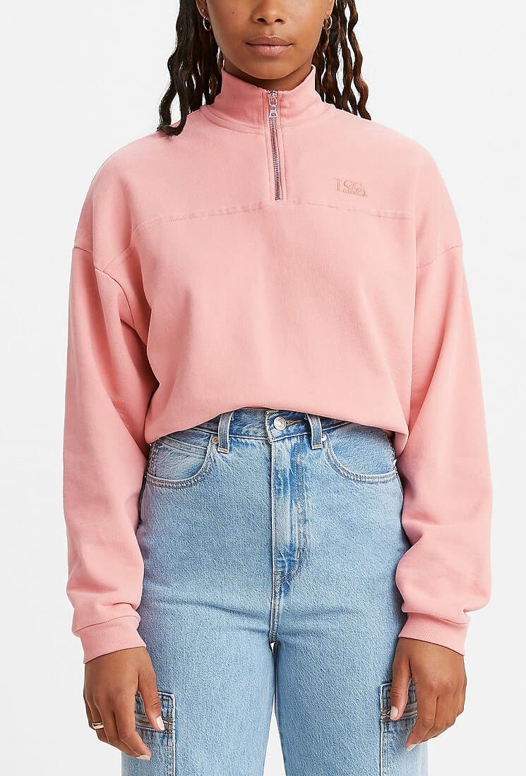 Product gallery image number 3 for product Pom Quarter Zip Sweatshirt - Women's