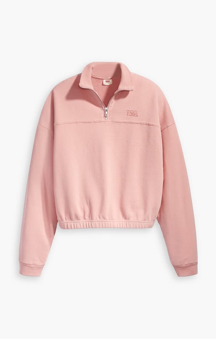 Product gallery image number 1 for product Pom Quarter Zip Sweatshirt - Women's