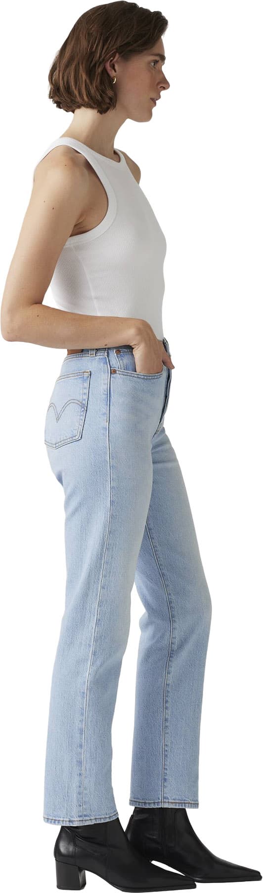 Product gallery image number 6 for product Wedgie Straight Leg Ankle Jeans - Women's