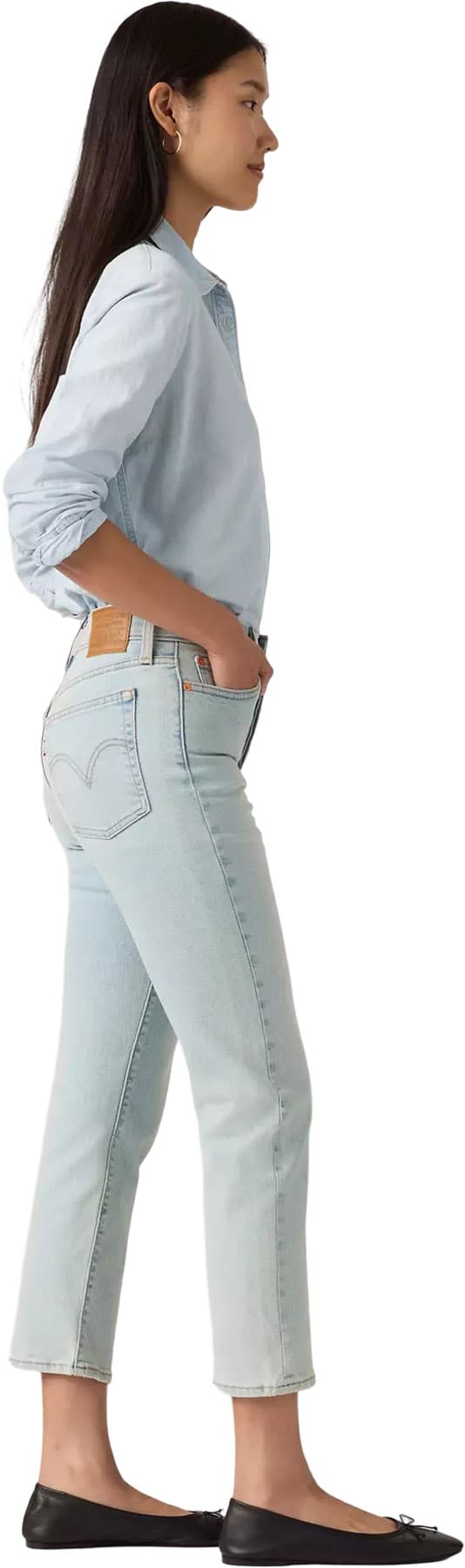 Product gallery image number 3 for product Jean Wedgie droit - Femme