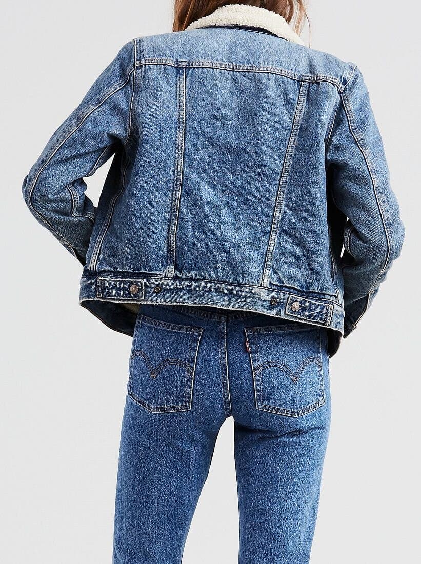 Product gallery image number 3 for product Original Sherpa Trucker Jacket - Women's