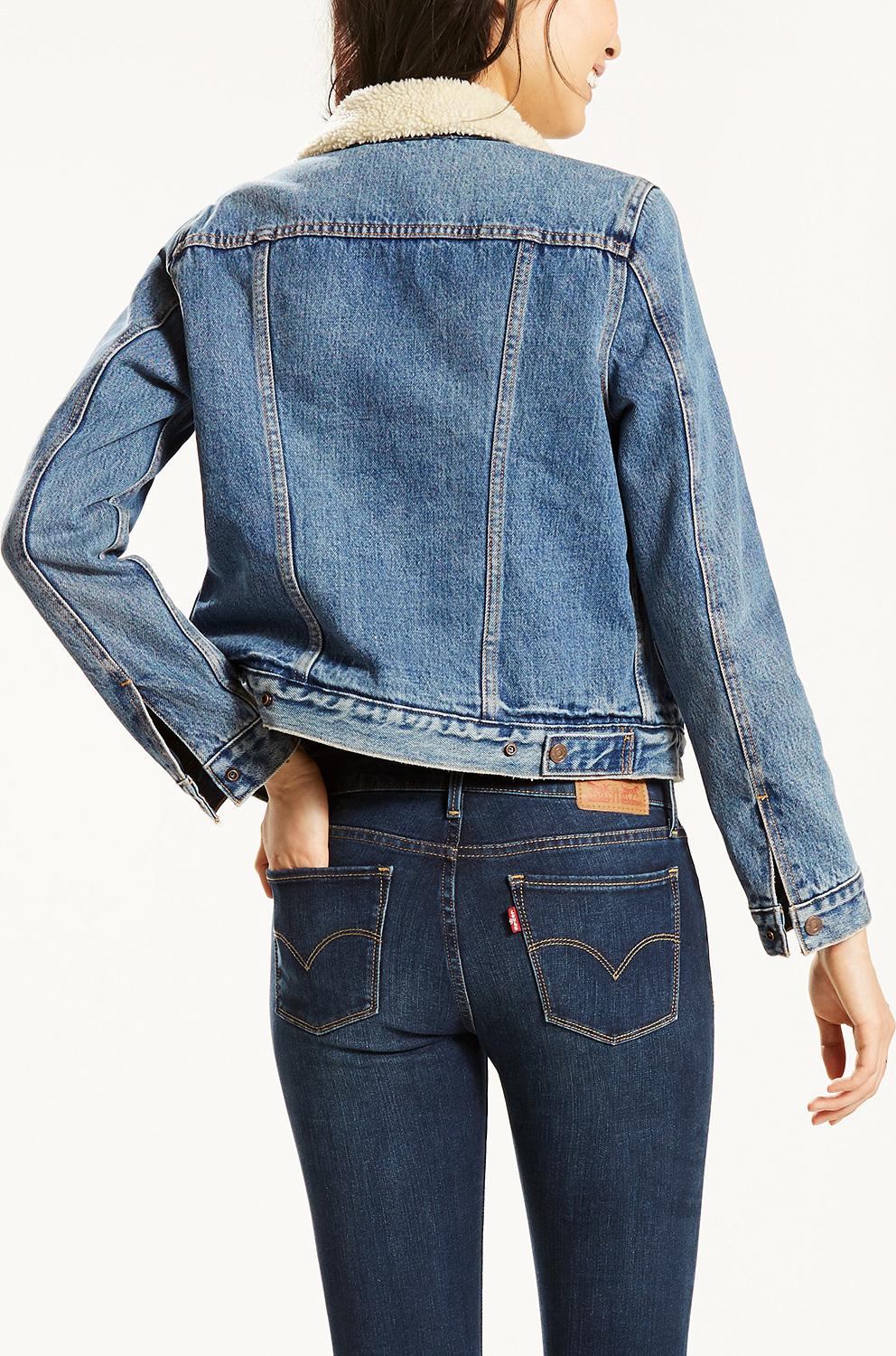 Product gallery image number 2 for product Original Sherpa Trucker Jacket - Women's