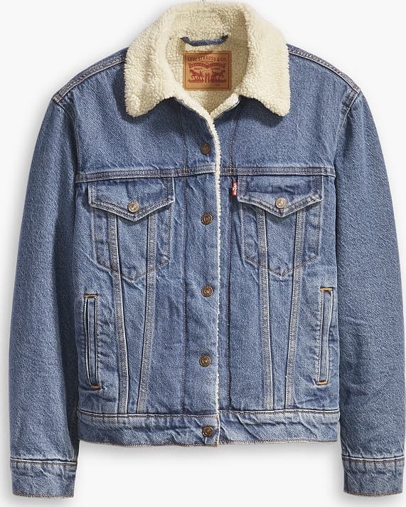 Product gallery image number 1 for product Ex Boyfriend Sherpa Trucker Jacket - Women's