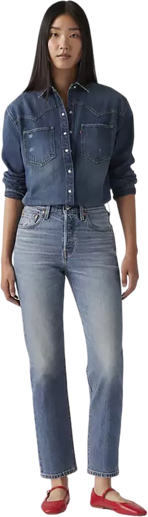 Product gallery image number 6 for product 501 Original Cropped Jeans - Women's